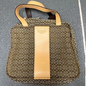 Coach Signature Toiletries/Makeup Bag